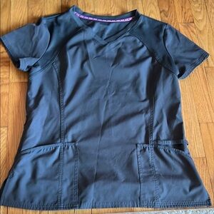 HeartSoul Women's Gray Scrub Top